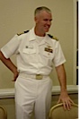 Captain Mike Elliott, Chief of Staff for Operations, Commander Naval Surface Forces Pacific was the guest speaker for the banquet