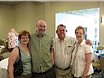 Glendon and Barbara Chester on the right, with their daughter, and her husband Robert