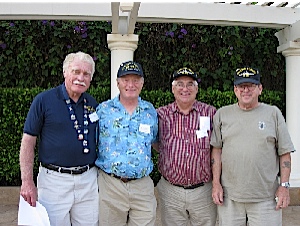 <b>Edward's Association Officer's:</b><br>Secretary: Jack Turley, Treasurer: Jim Kress, Vice President: Tom Bernard and Ship's Store Operator: Ed Hovatter.  (Missing was President: Bob Tuttle)