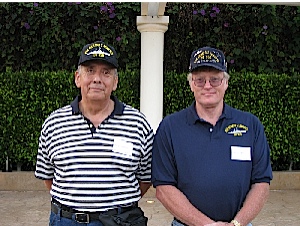 <b>Shipmates attending their 6th Reunion: </b><br>Jack Sanders, Don Kruger