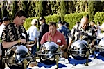 Don Siems, Ben Smith, & Tony Motsco in the chow line