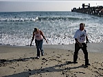 Heather Stream & Carl Dege at the beach