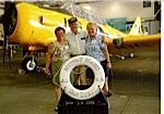 On board the USS MIDWAY &nbsp;-&nbsp; Left to Right, Irma McKenna, Ed Armstrong , and Gloria Breault.  The girls, sisters, were part of Ed's extended family almost 49 years ago