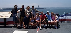 Aboard the Midway