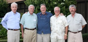 <b>Members attending their 1st Reunion:</b><br> Bill Riley, Lee Baly, Bill Albritton, Gary Bair, Daniel Gravatt