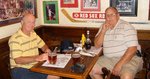 Jim Kress & Rusty Howell at the "CHEERS" bar