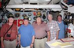 Jim Kress, Joe Trytten, Rusty Howell, Billy Riley & Todd Fowler in Main control
