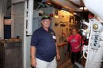 Bill Rennicke & Tina Fasce in the Electrical Switchboard Room