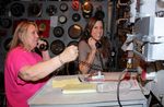 Tina & Denise Fasce must be listening to something funny
