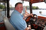 Todd Fowler driving the Duck