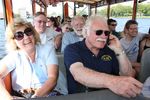 Pat and Jack Turley, Don Kruger & Jim Ebert riding the Duck